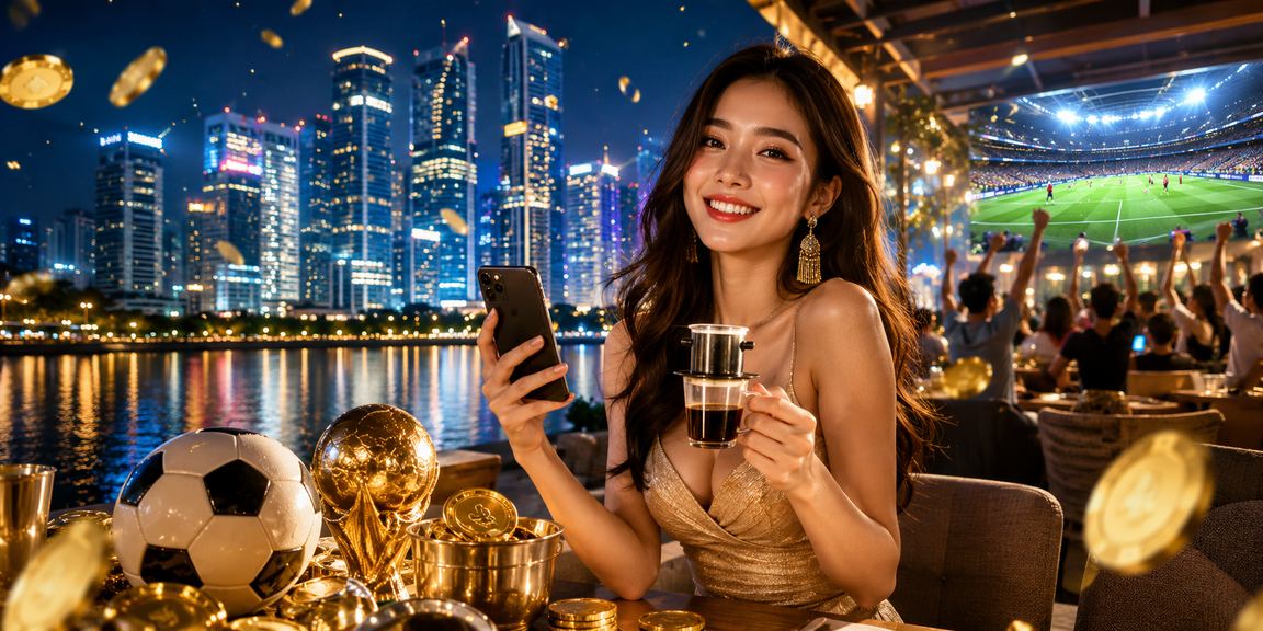 Bảng thông tin số và lịch xổ số được trình bày rõ trên màn hình lớn